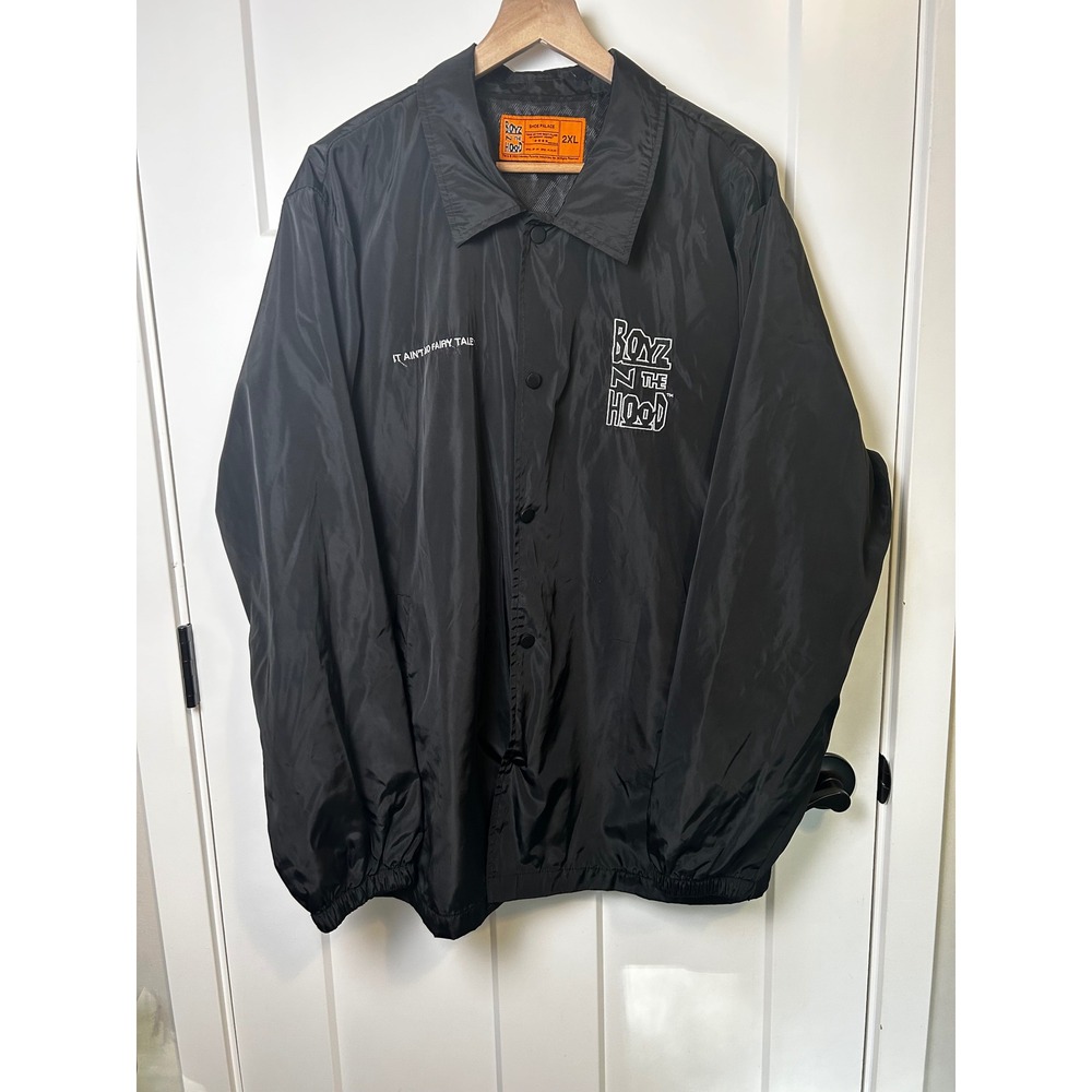 Shoe Palace Boyz N The Hood Coach Jacket Black Graphic Mens 2XL